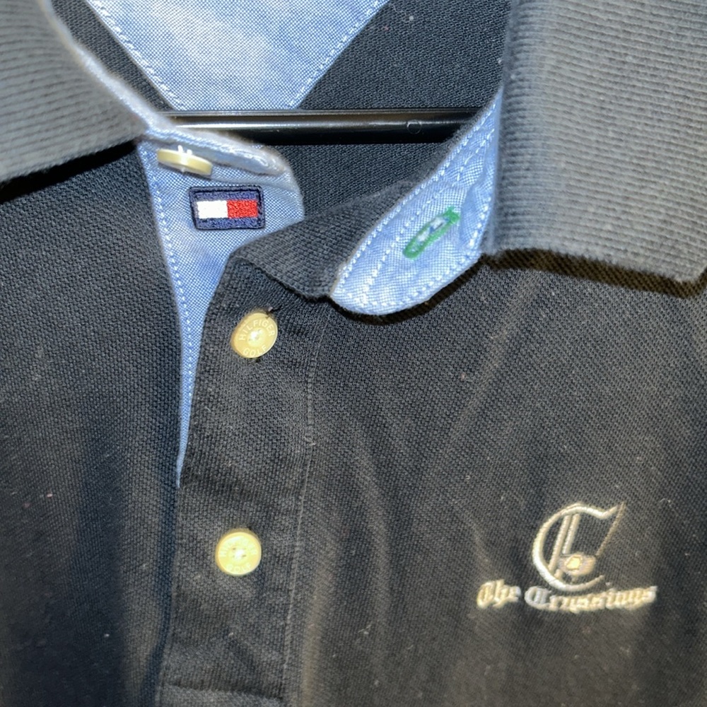Mens Tommy Hilfiger long sleeved polo shirt. “ The Crossings “ on the chest. 2X - Picture 3 of 6